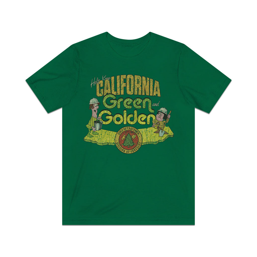 Help Keep California Green & Golden 1965 Vintage Men's T-Shirt