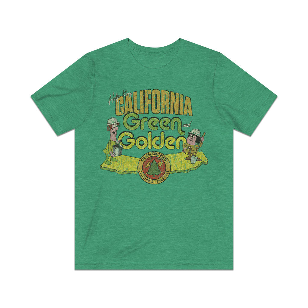 Help Keep California Green & Golden 1965 Vintage Men's T-Shirt