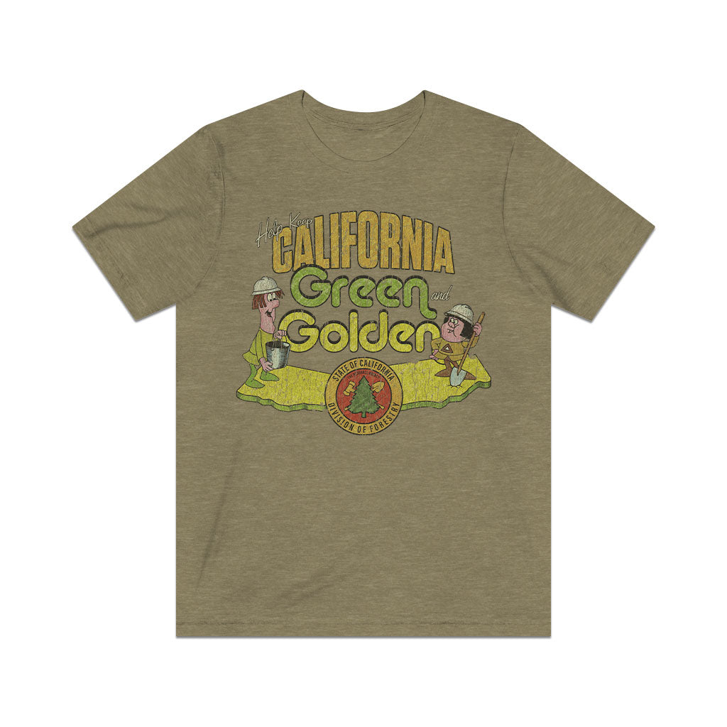 Help Keep California Green & Golden 1965 Vintage Men's T-Shirt