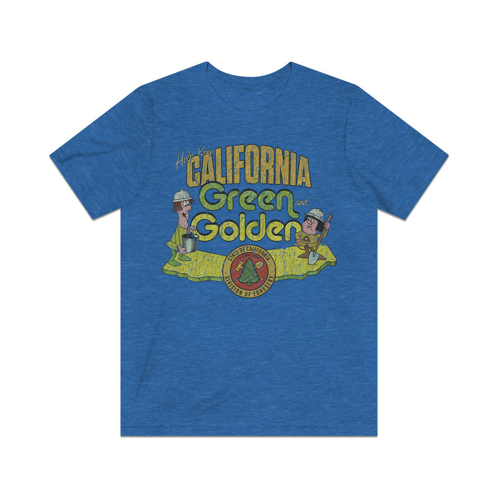 Help Keep California Green & Golden 1965 Vintage Men's T-Shirt