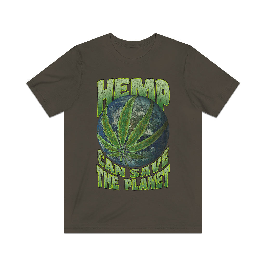 Hemp Can Save The Planet 1988 Vintage Men's T-Shirt