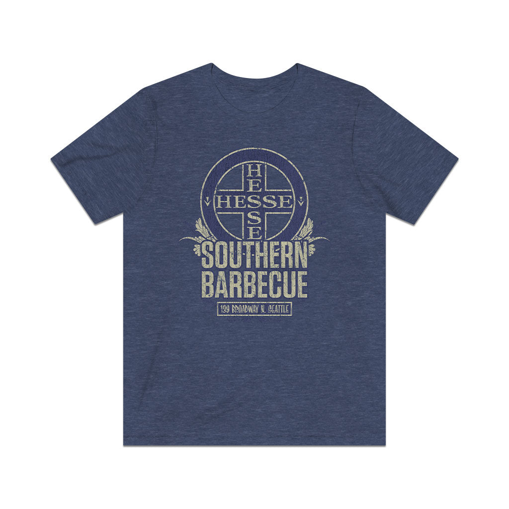 Hesse Southern Barbecue Seattle 1940 Vintage Men's T-Shirt