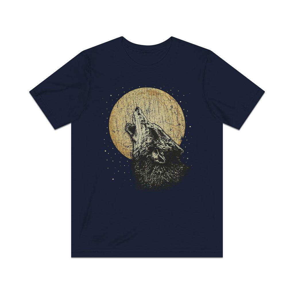 Howling Wolf 1976 Vintage Men’s T-Shirt