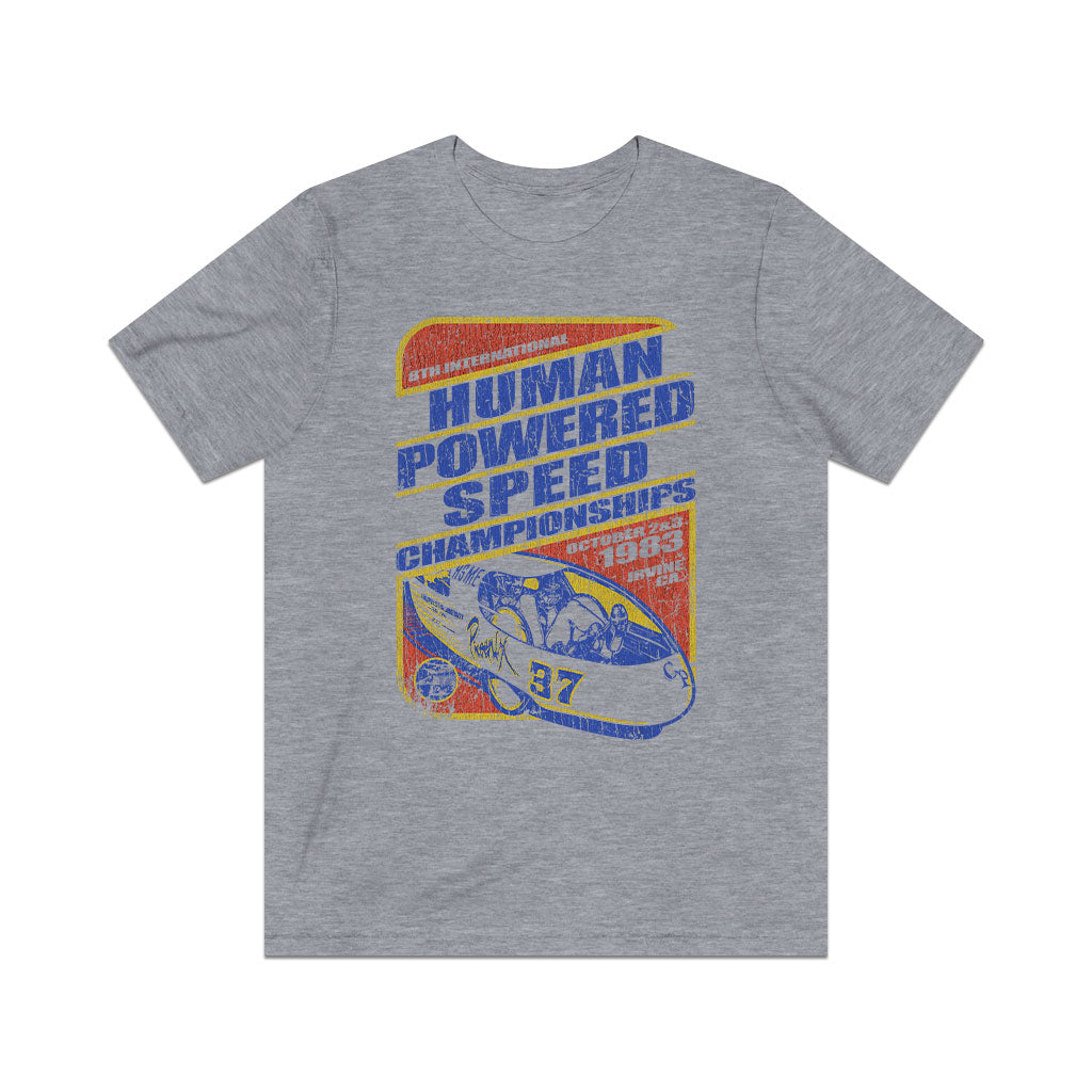 Human Powered Speed Championships 1983 Vintage Men's T-Shirt