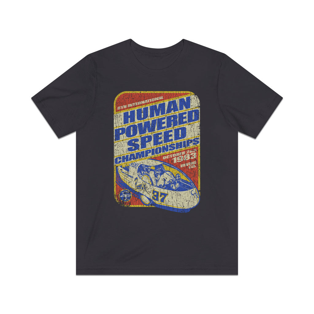 Human Powered Speed Championships 1983 Vintage Men's T-Shirt