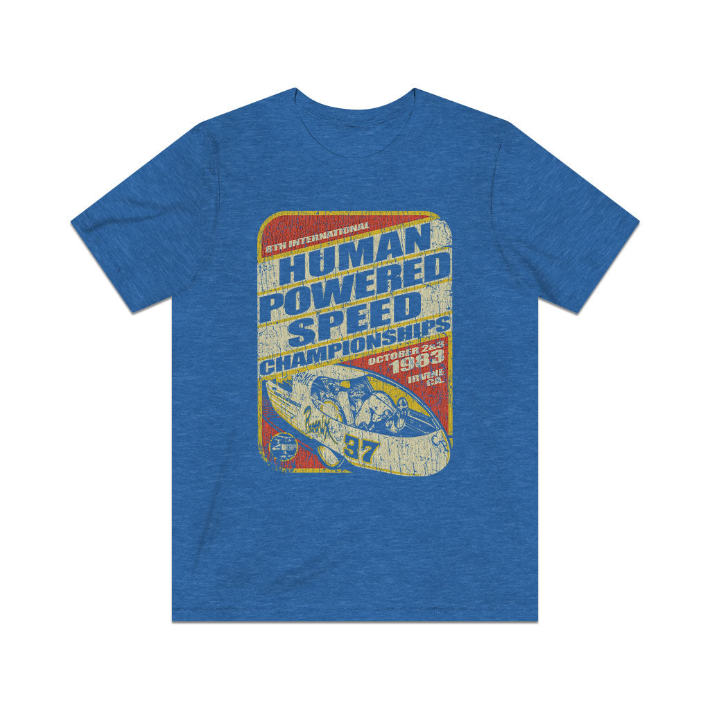 Human Powered Speed Championships 1983 Vintage Men's T-Shirt