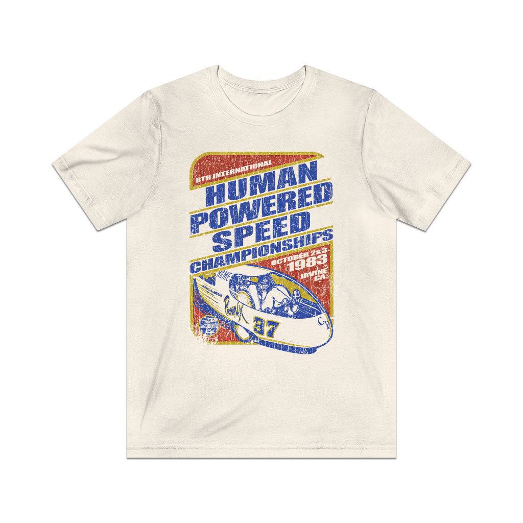 Human Powered Speed Championships 1983 Vintage Men's T-Shirt