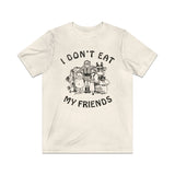 I Don't Eat My Friends 1985 Vintage Men's T-Shirt