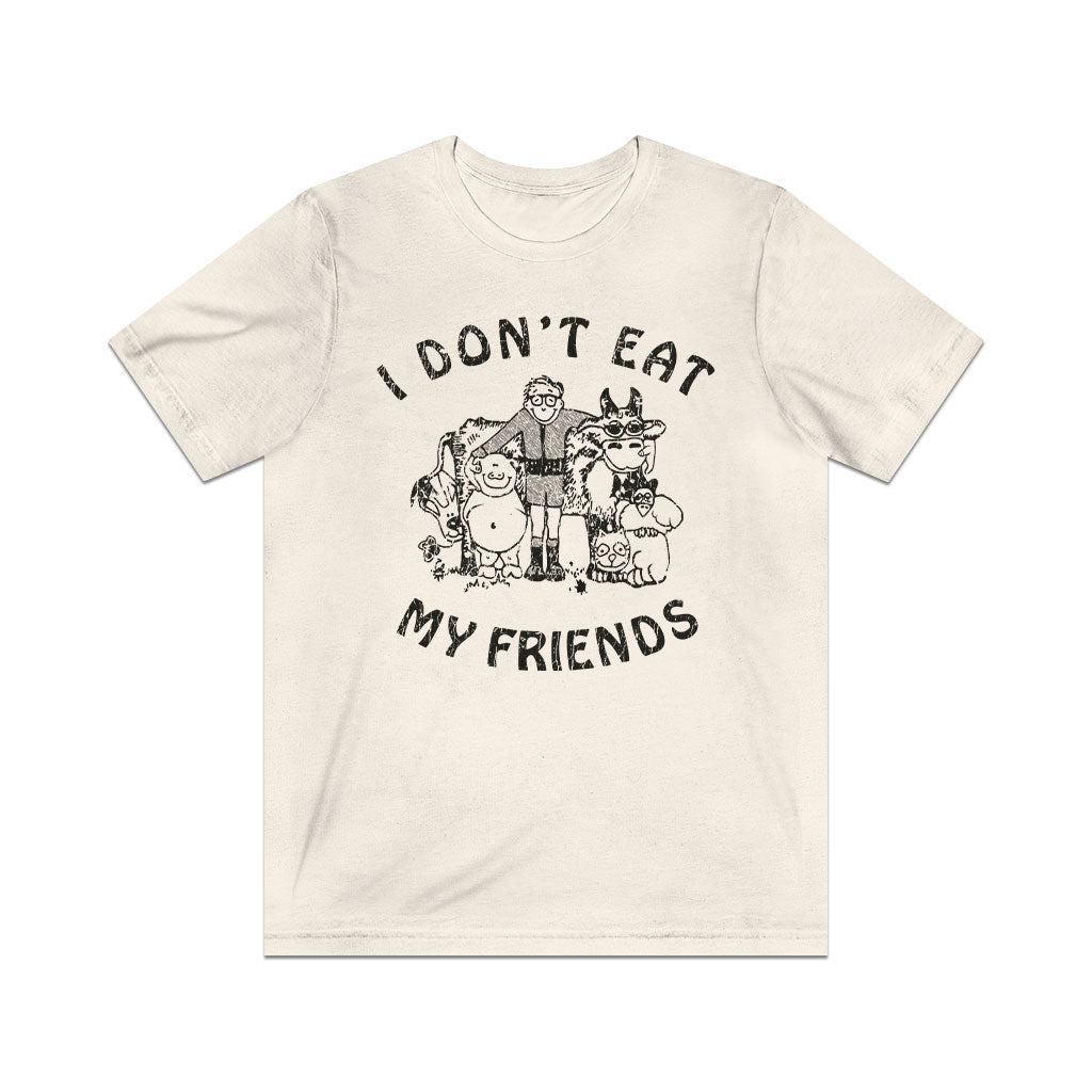 I Don't Eat My Friends 1985 Vintage Men's T-Shirt