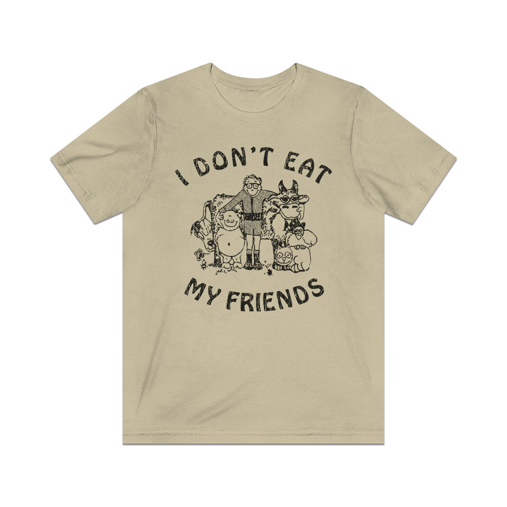 I Don't Eat My Friends 1985 Vintage Men's T-Shirt