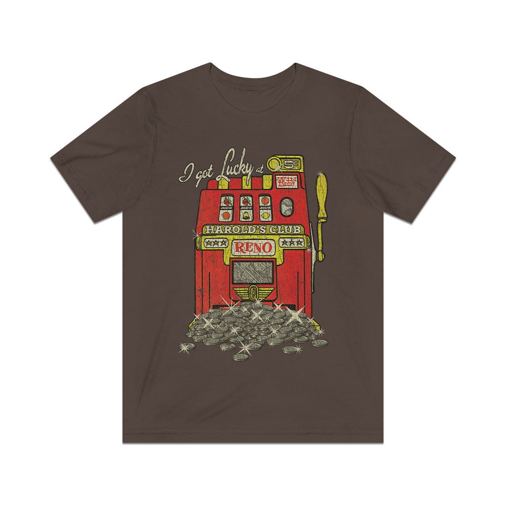 I Got Lucky at Harold’s Club Reno 1935 Vintage Men's T-Shirt