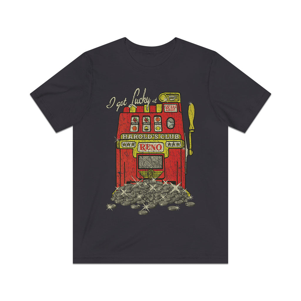 I Got Lucky at Harold’s Club Reno 1935 Vintage Men's T-Shirt