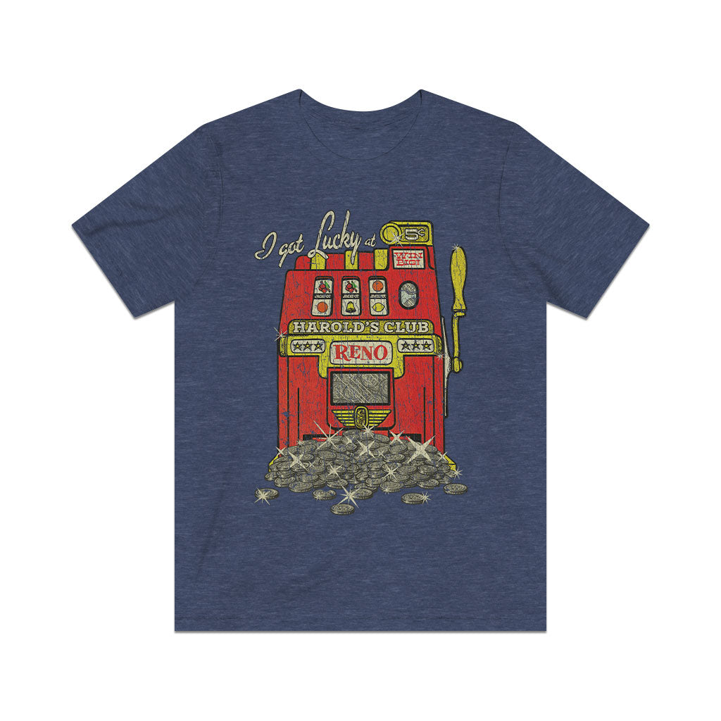 I Got Lucky at Harold’s Club Reno 1935 Vintage Men's T-Shirt