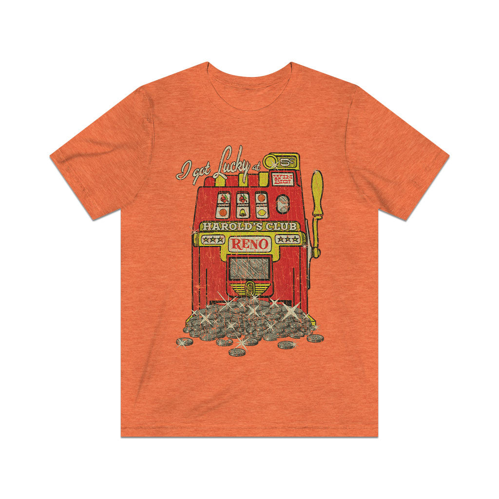 I Got Lucky at Harold’s Club Reno 1935 Vintage Men's T-Shirt