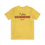 I Love Cumming, Georgia 1834 Vintage Men's T-Shirt