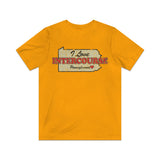I Love Intercourse Pennsylvania 1814 Vintage Men's T-Shirt