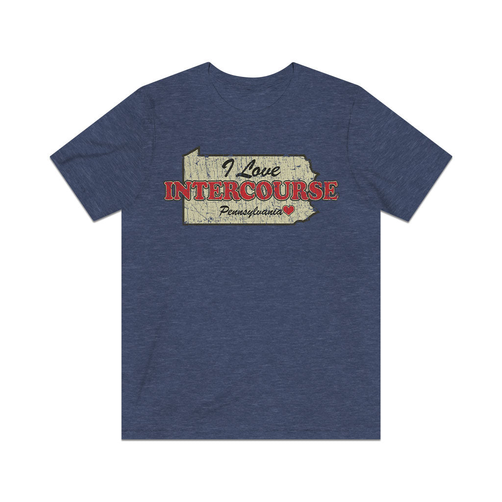 I Love Intercourse Pennsylvania 1814 Vintage Men's T-Shirt