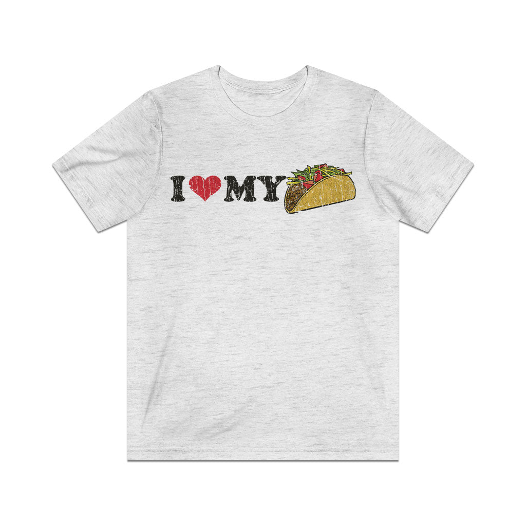 I Love My Taco 1995 Vintage Men's T-Shirt