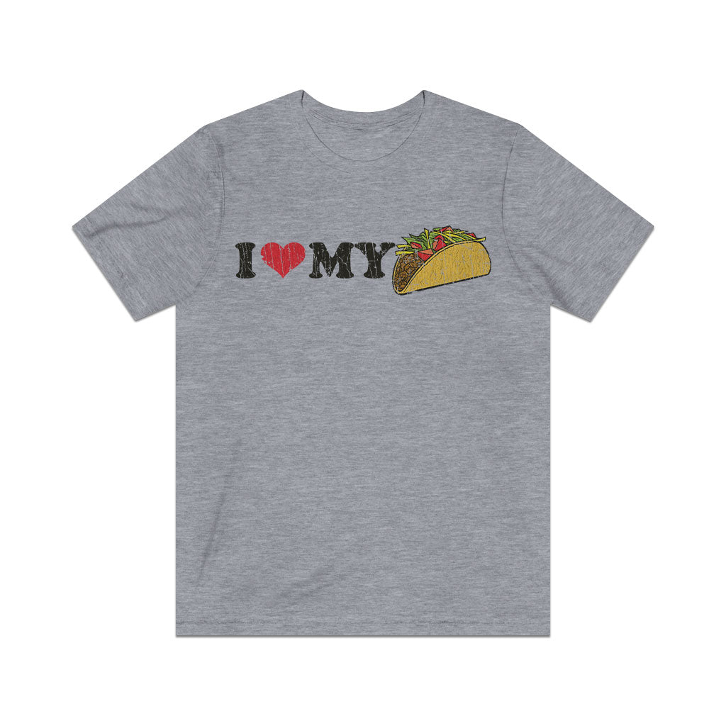 I Love My Taco 1995 Vintage Men's T-Shirt