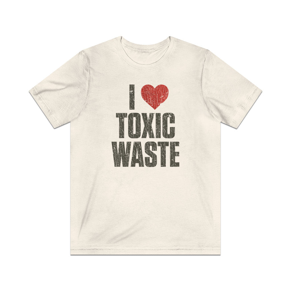 I Love Toxic Waste 1985 Vintage Men's T-Shirt