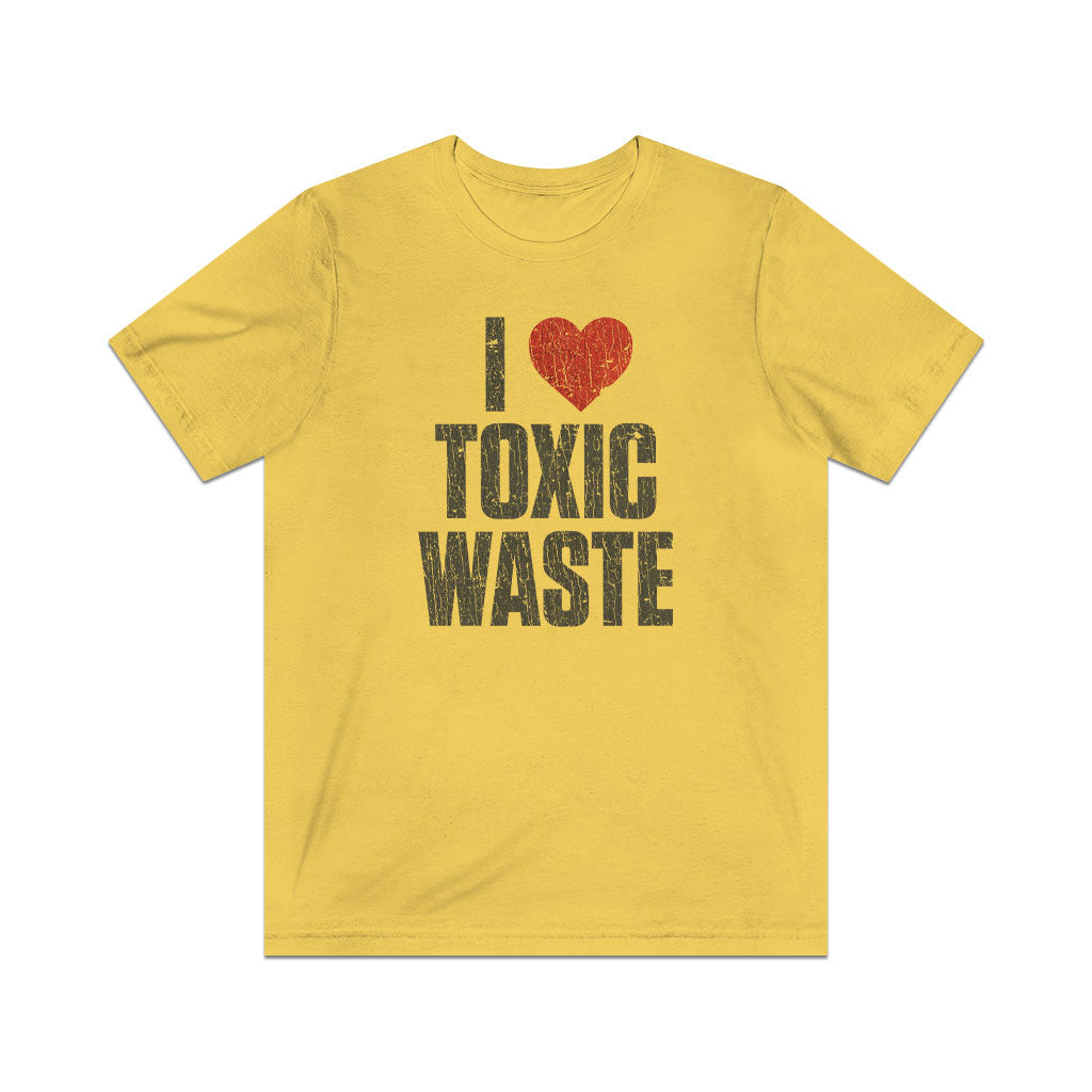 I Love Toxic Waste 1985 Vintage Men's T-Shirt