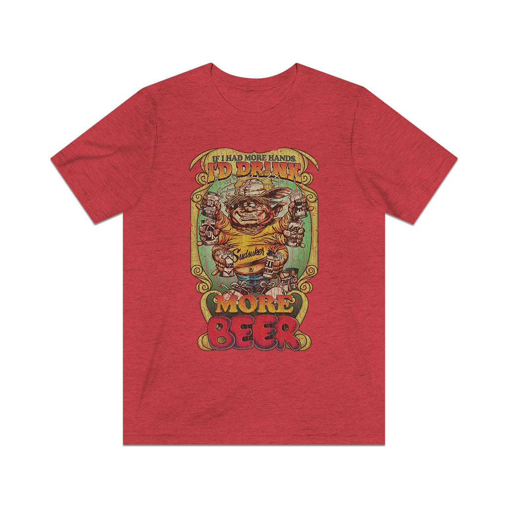 If I Had More Hands, I’d Drink More Beer 1978 Vintage Men's T-Shirt