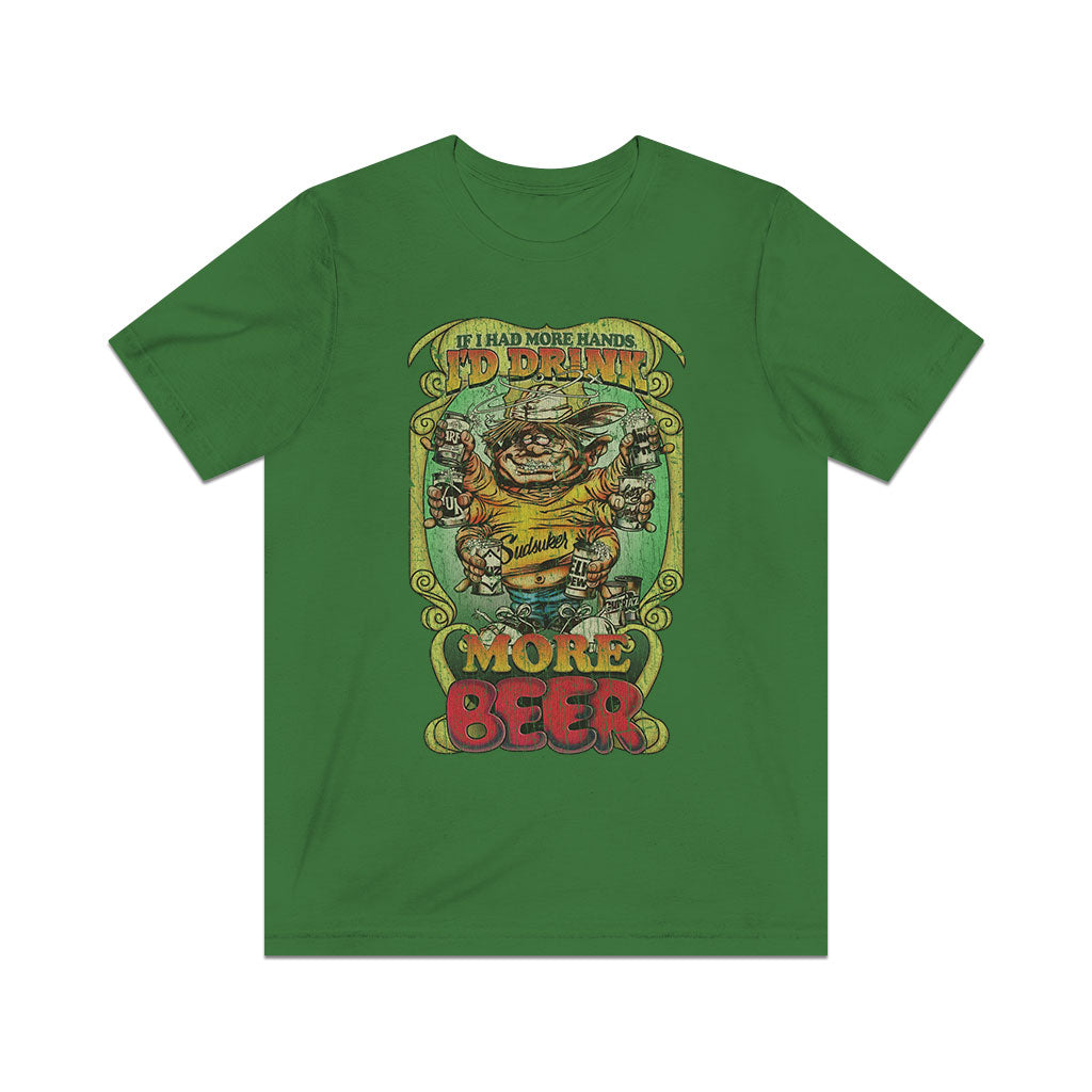 If I Had More Hands, I’d Drink More Beer 1978 Vintage Men's T-Shirt