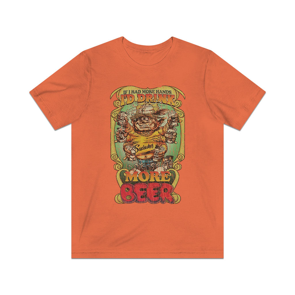 If I Had More Hands, I’d Drink More Beer 1978 Vintage Men's T-Shirt