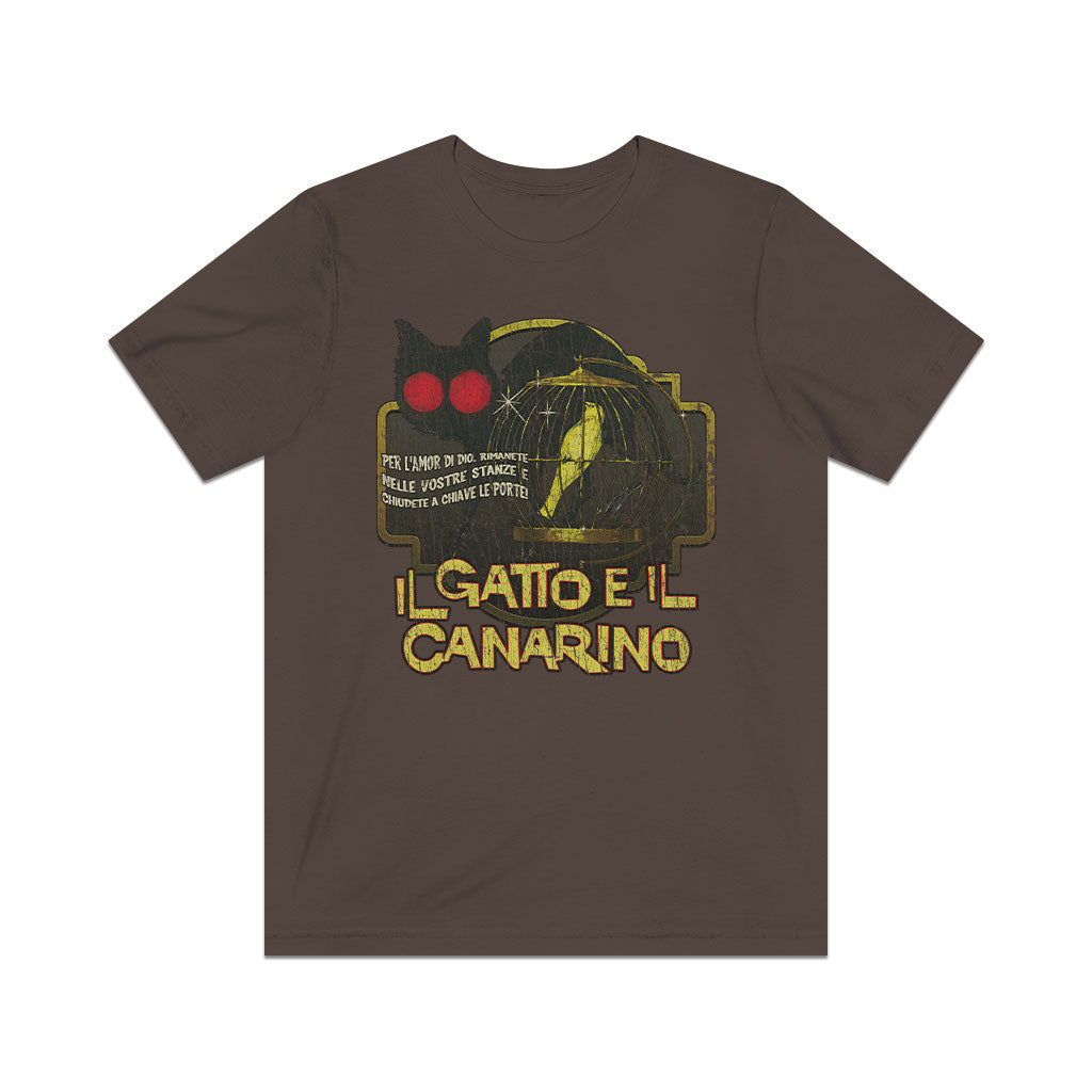 Il Gatto E Il Canarino 1978 Vintage Men’s T-Shirt