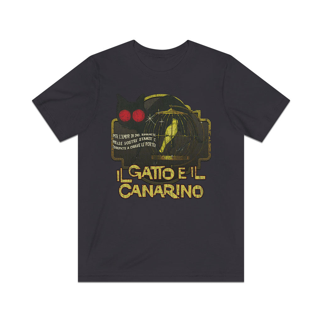 Il Gatto E Il Canarino 1978 Vintage Men’s T-Shirt