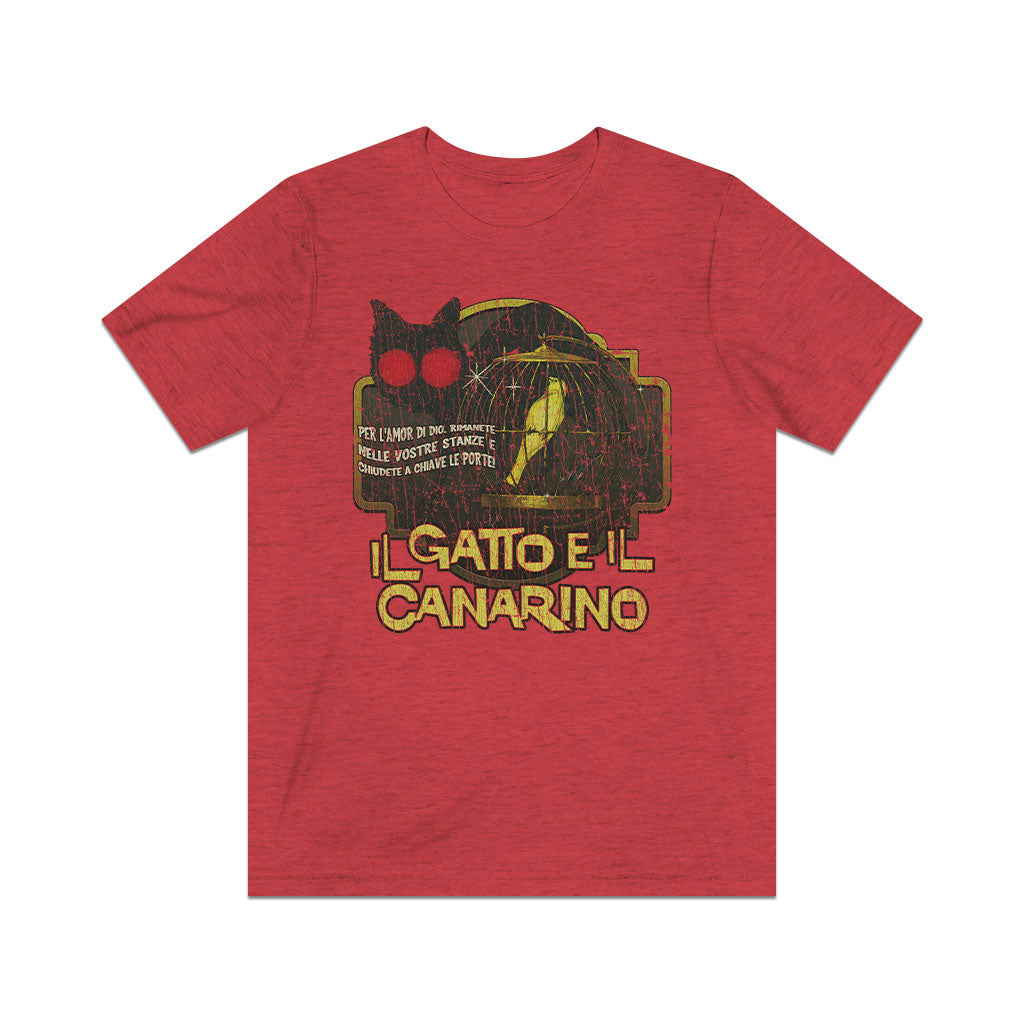 Il Gatto E Il Canarino 1978 Vintage Men’s T-Shirt