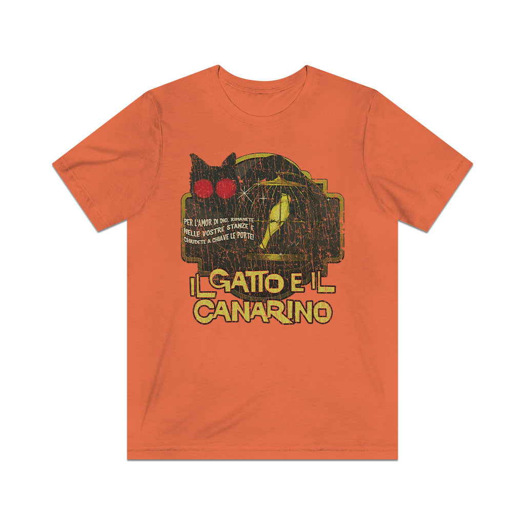 Il Gatto E Il Canarino 1978 Vintage Men’s T-Shirt
