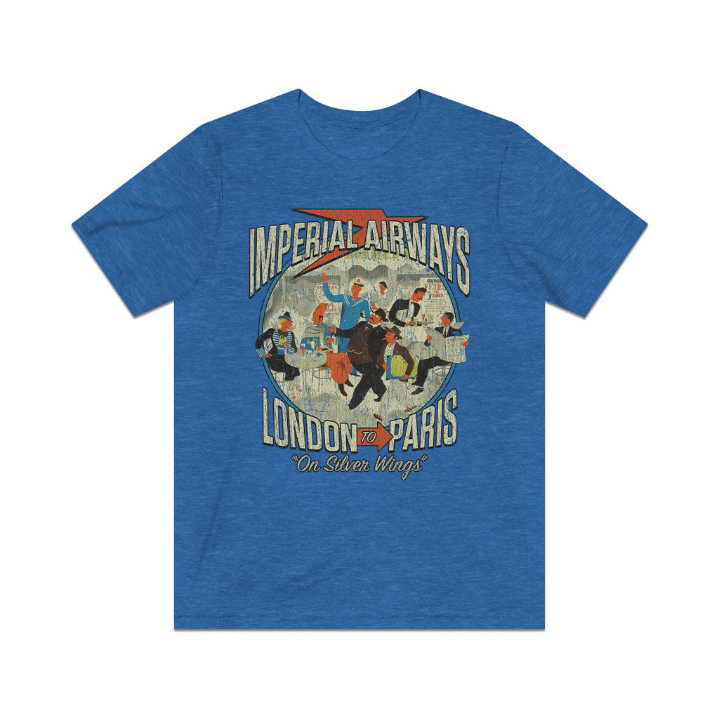Imperial Airways London to Paris 1935 Vintage Men's T-Shirt