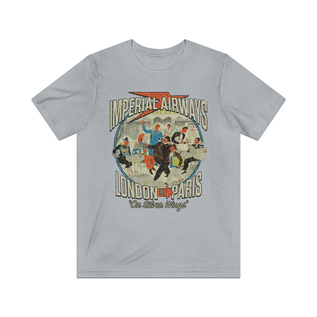 Imperial Airways London to Paris 1935 Vintage Men's T-Shirt