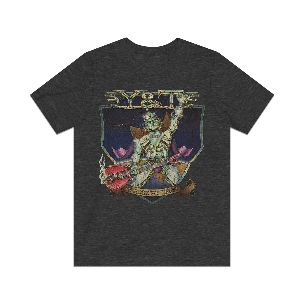 In Rock We Trust 1984 Vintage Men's T-Shirt