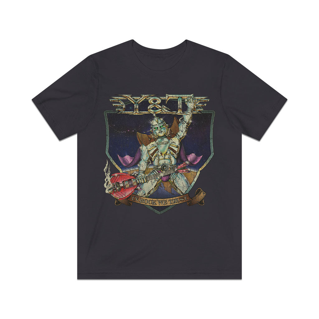 In Rock We Trust 1984 Vintage Men's T-Shirt