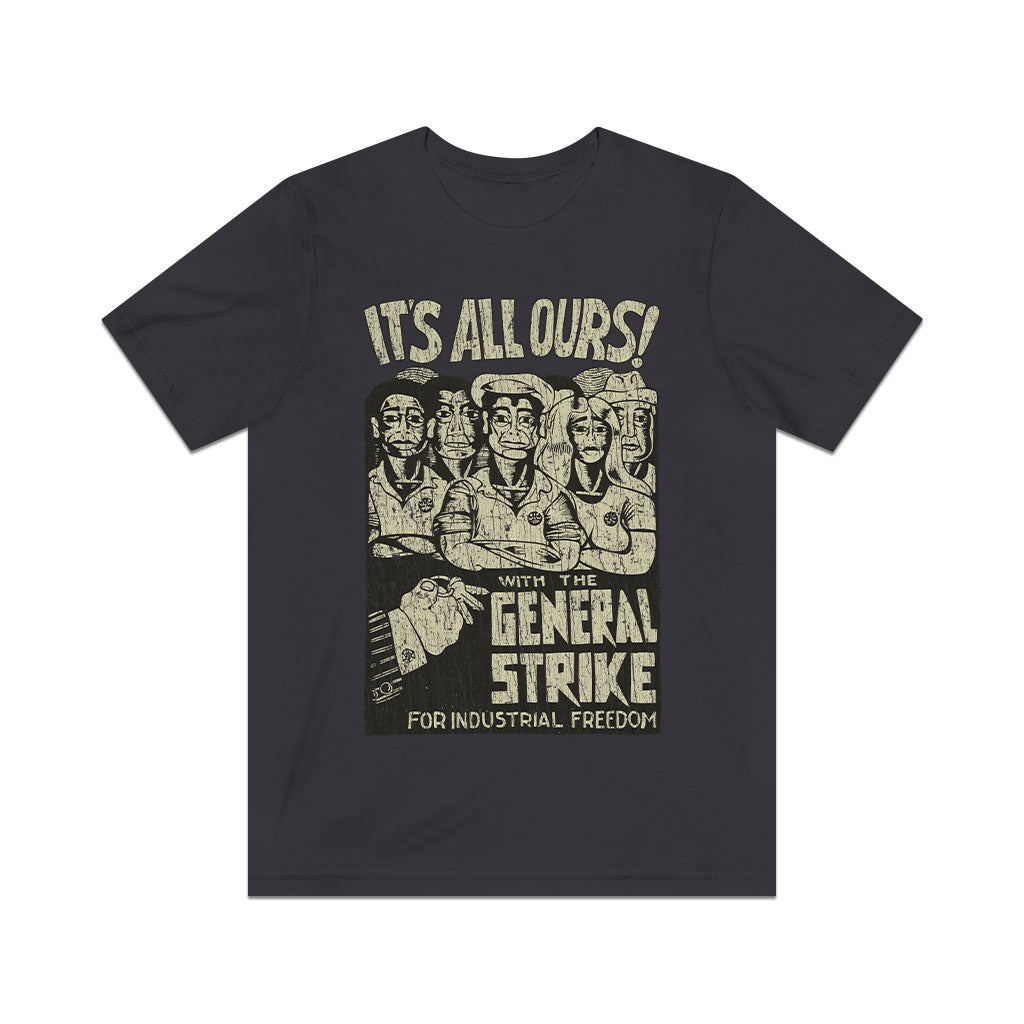 It's All Ours! Union Labor 1974 Vintage Men’s T-Shirt