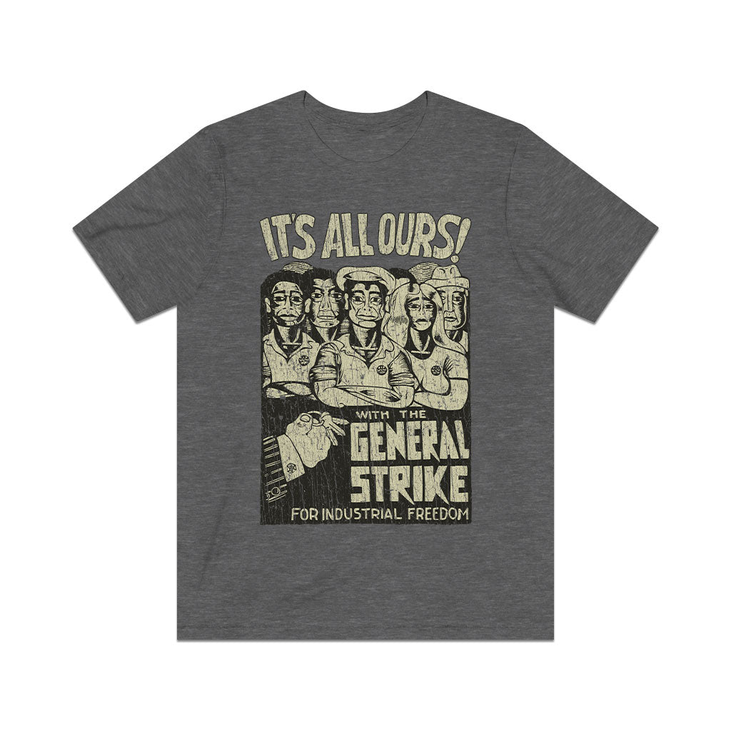 It's All Ours! Union Labor 1974 Vintage Men’s T-Shirt