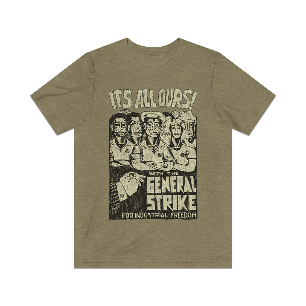 It's All Ours! Union Labor 1974 Vintage Men’s T-Shirt