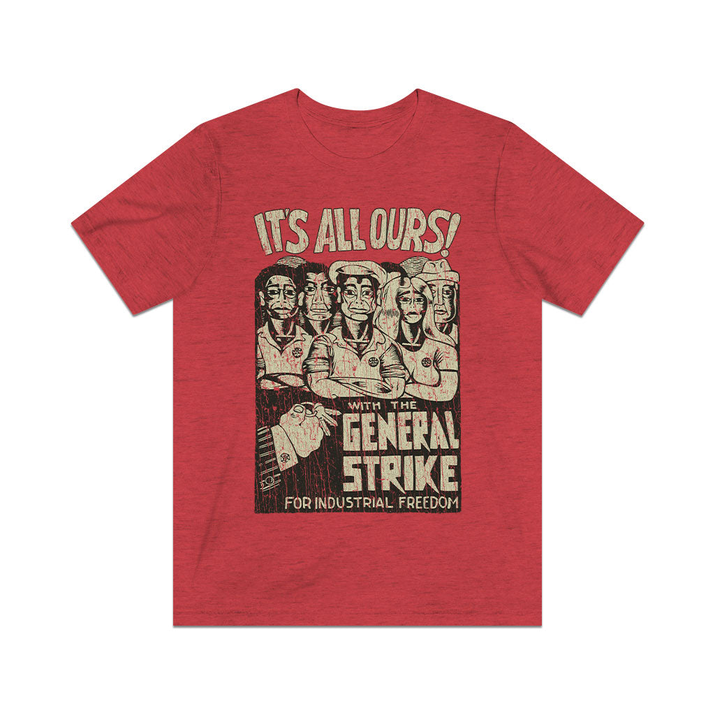 It's All Ours! Union Labor 1974 Vintage Men’s T-Shirt
