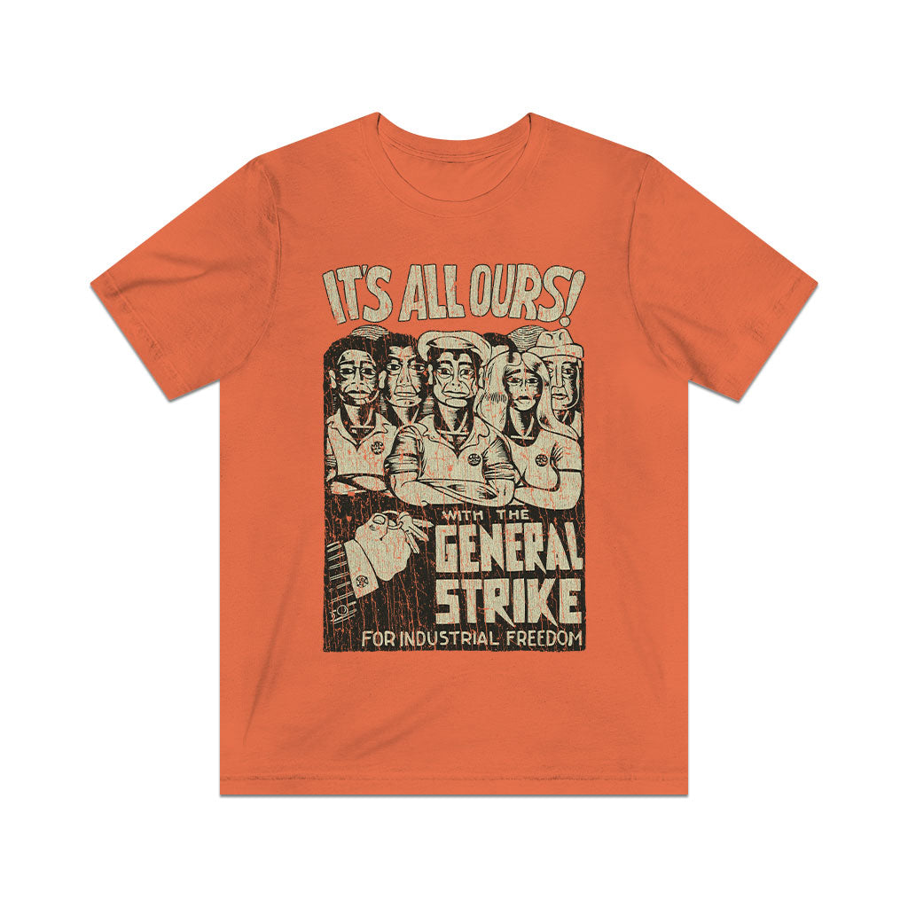 It's All Ours! Union Labor 1974 Vintage Men’s T-Shirt