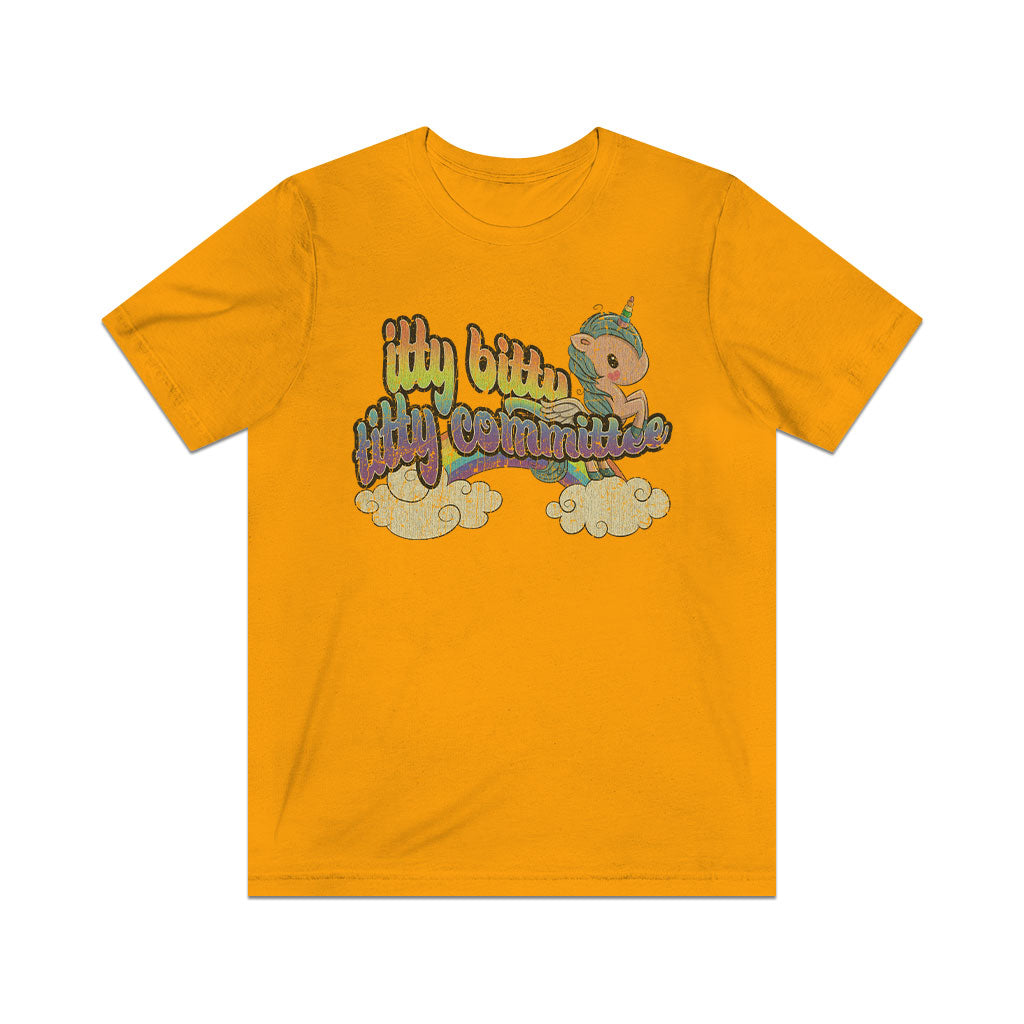 Itty Bitty Titty Committee 1981 Vintage Men's T-Shirt
