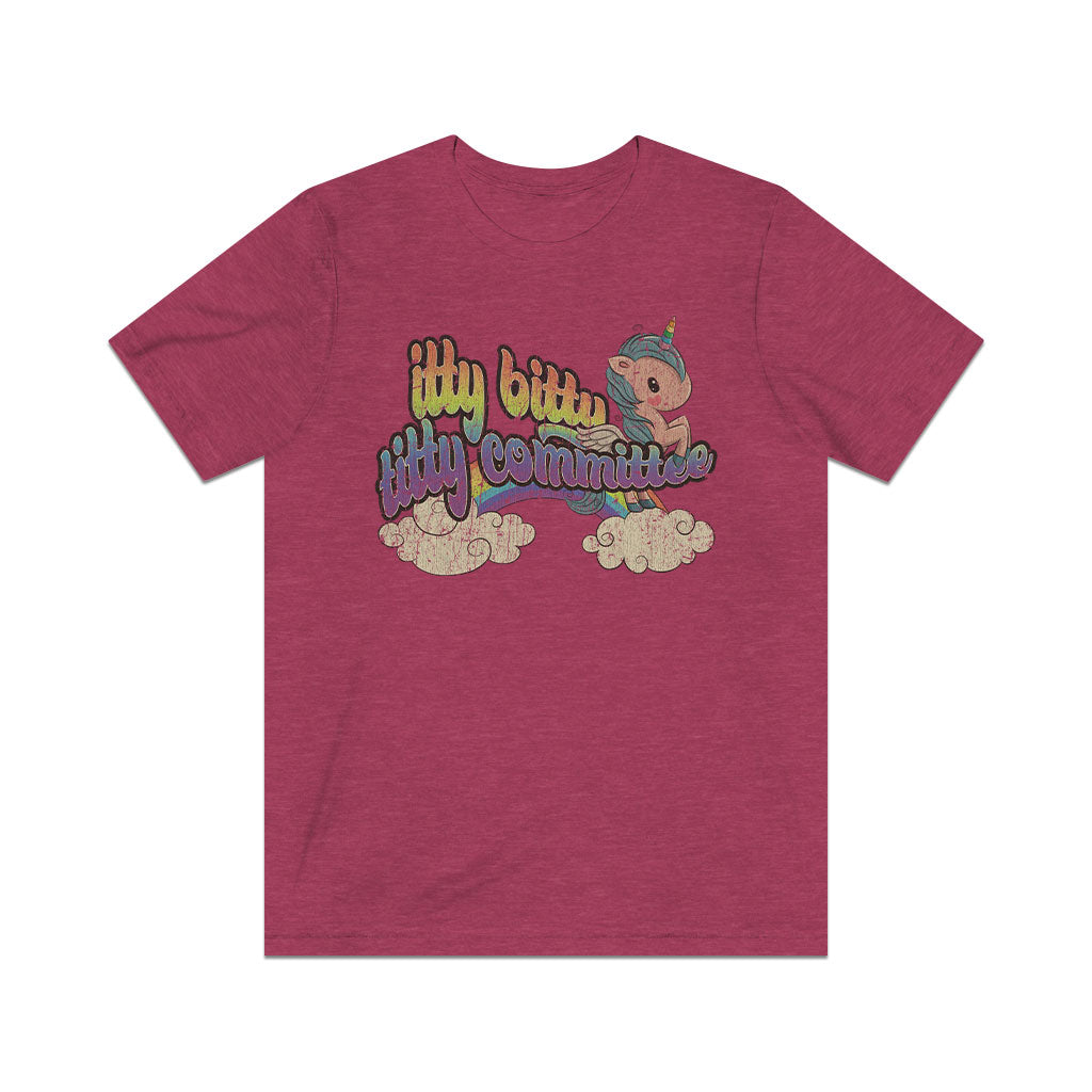 Itty Bitty Titty Committee 1981 Vintage Men's T-Shirt