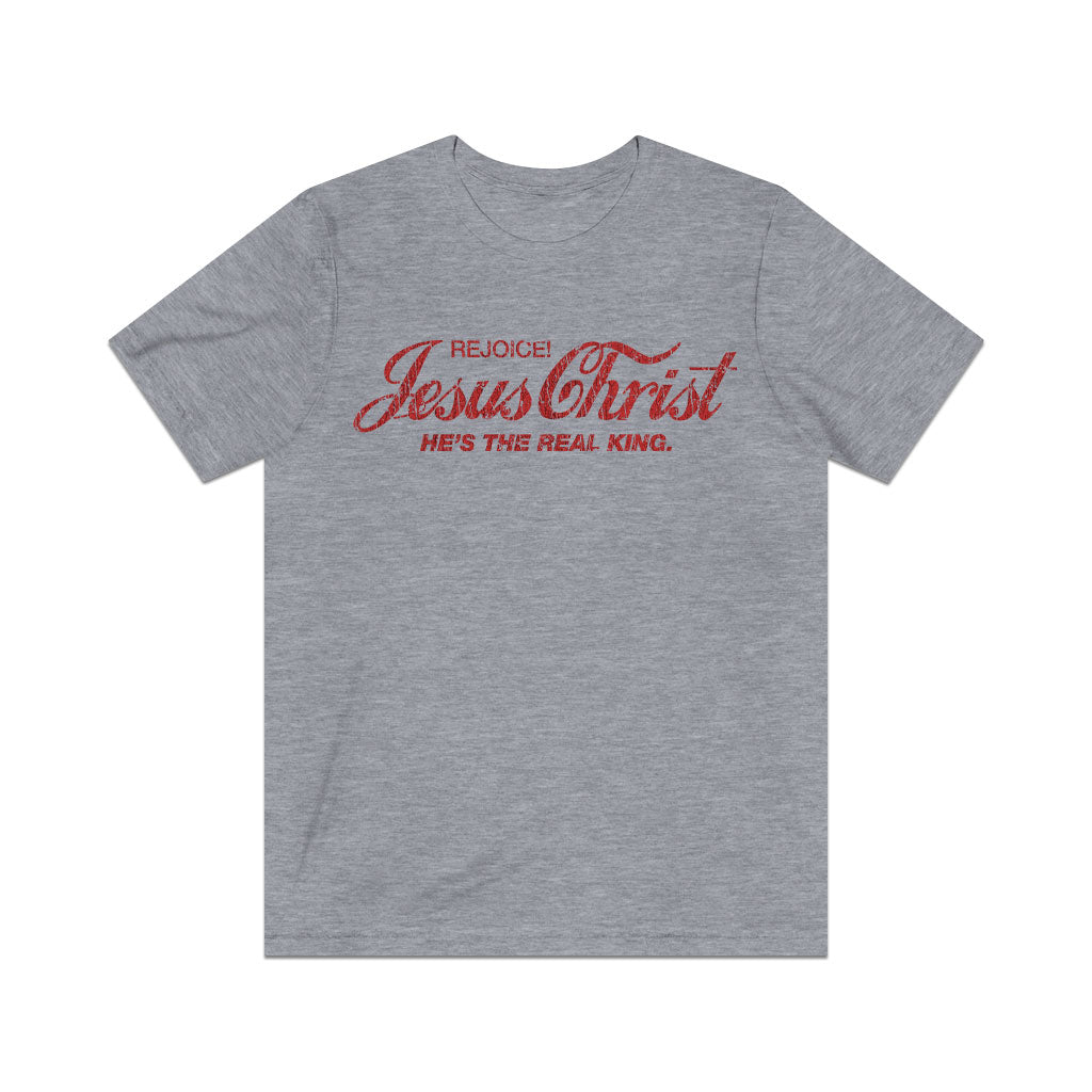 Jesus Christ The Real King 1969 Vintage Men's T-Shirt