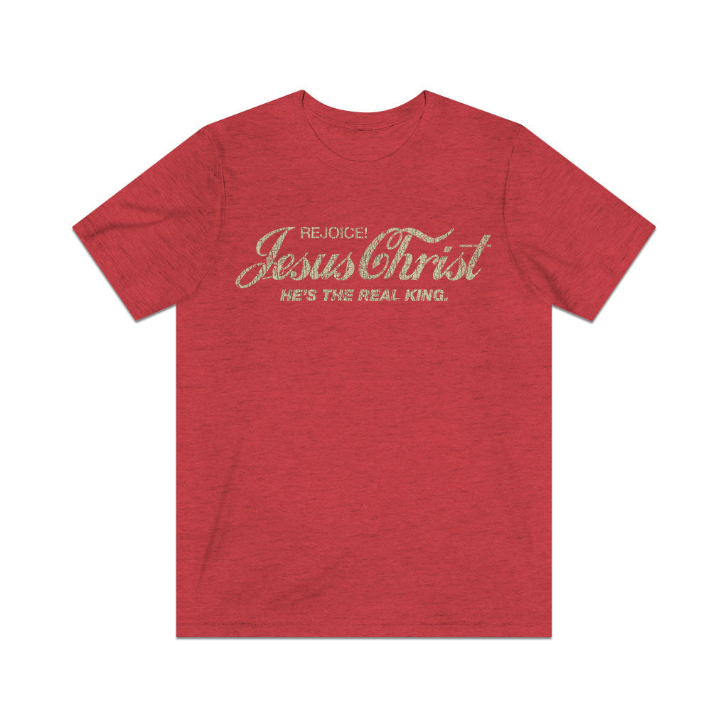 Jesus Christ The Real King 1969 Vintage Men's T-Shirt