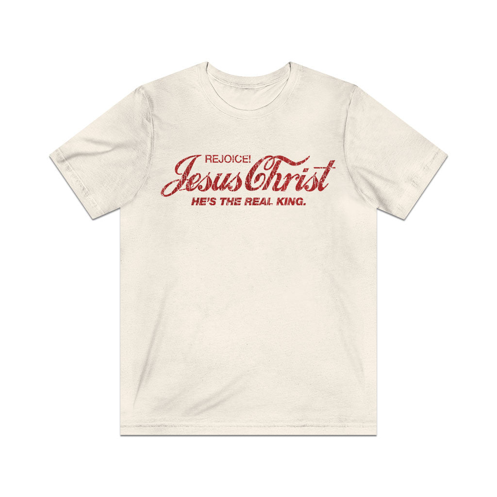 Jesus Christ The Real King 1969 Vintage Men's T-Shirt
