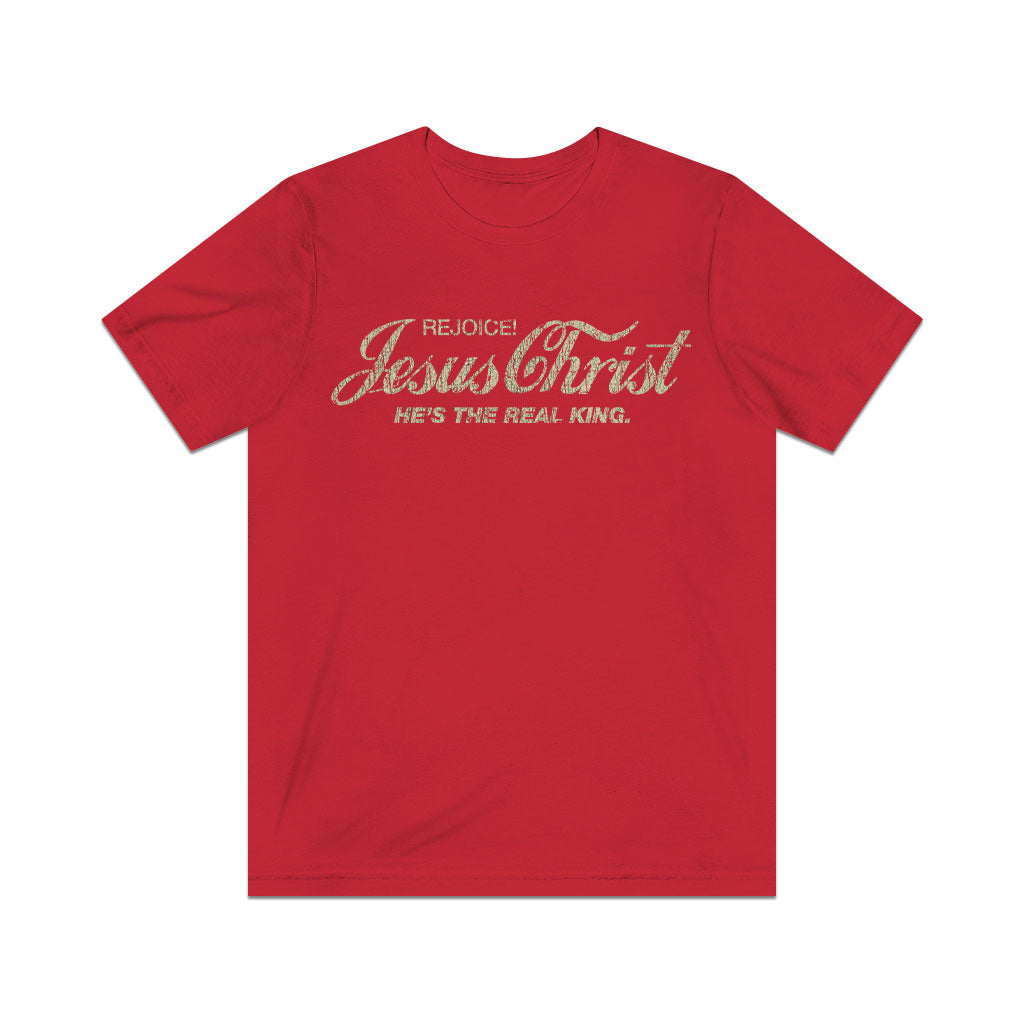 Jesus Christ The Real King 1969 Vintage Men's T-Shirt