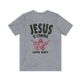 Jesus is Coming, Look Busy 1992 Vintage Men's T-Shirt