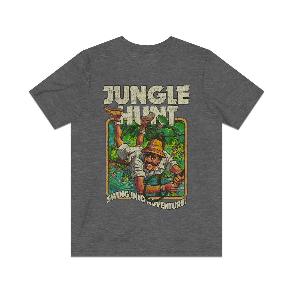 Jungle Hunt Swing Into Adventure 1982 Vintage Men's T-Shirt