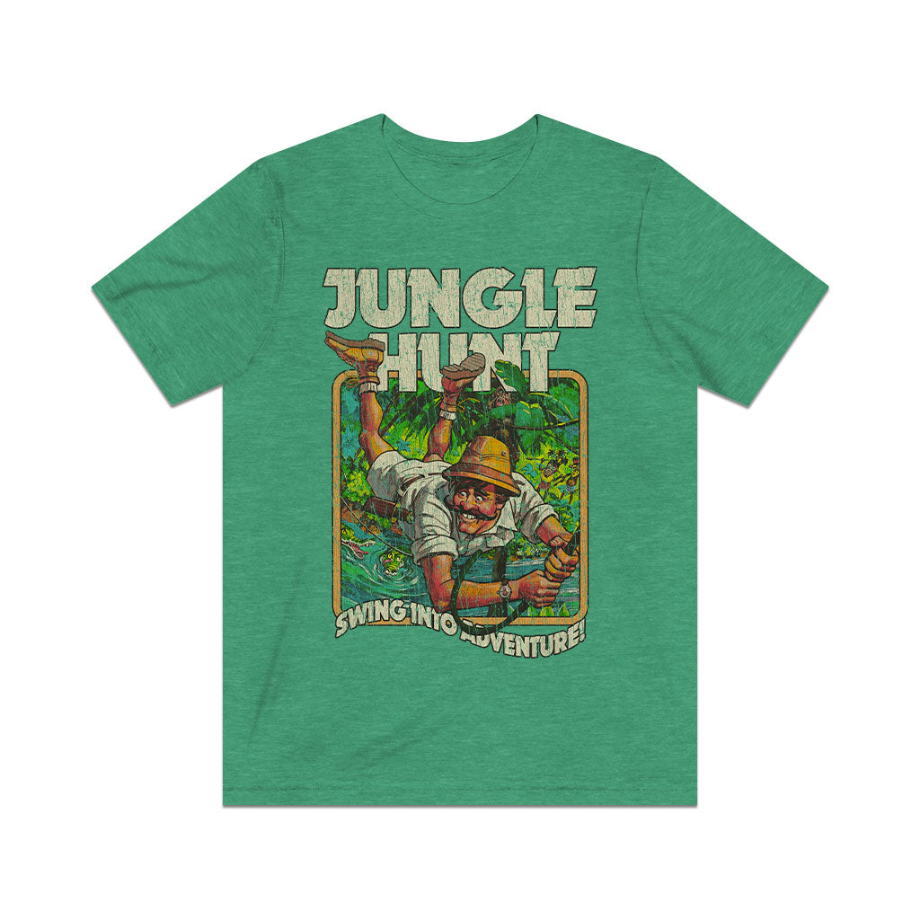 Jungle Hunt Swing Into Adventure 1982 Vintage Men's T-Shirt